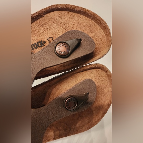 Birkenstock Gizeh Kids Mocca Brown Sandals Size 30 12-12.5 - Picture 6 of 10